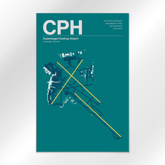 CPH | Copenhagen - Mid - Century Moss - 12×18" - No Frame