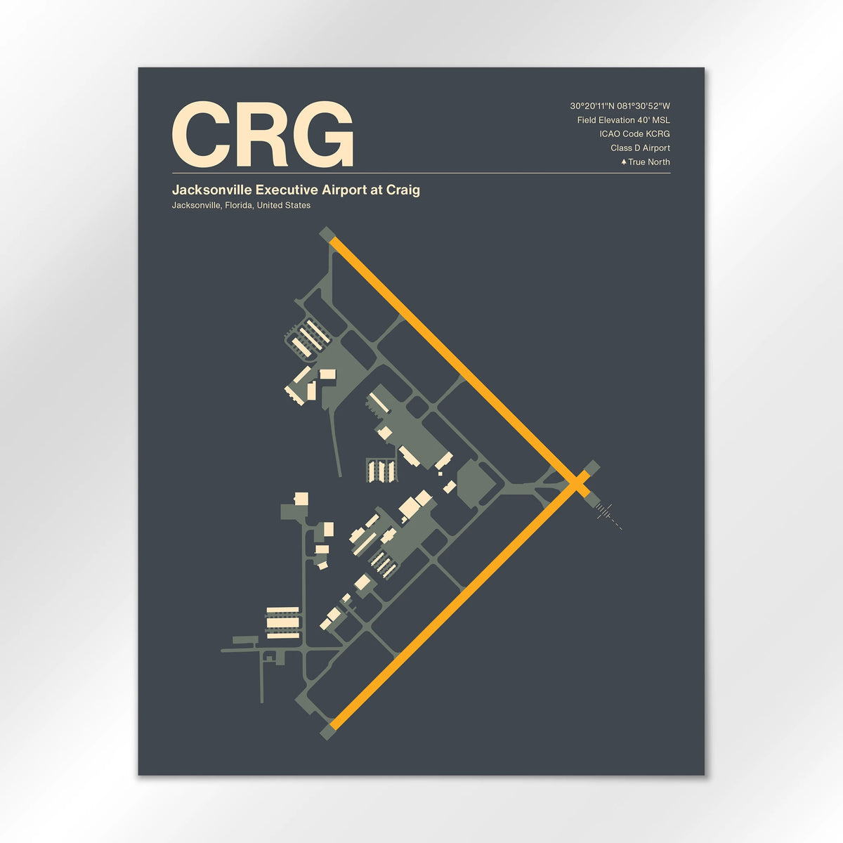 CRG Airport Diagram
