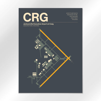 CRG Airport Diagram