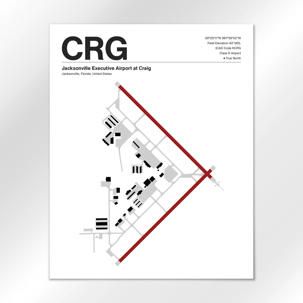 CRG Airport Diagram