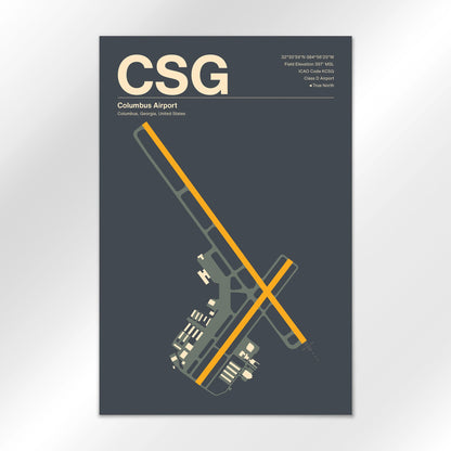 CSG Airport Diagram