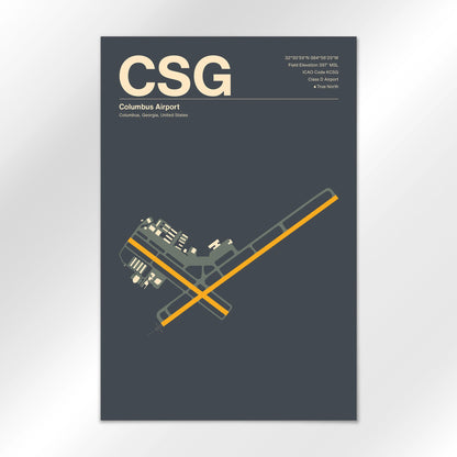 CSG Airport Diagram