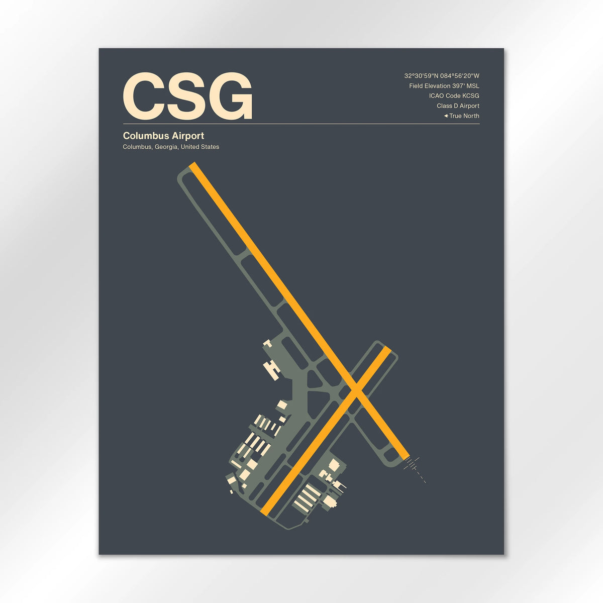 CSG Airport Diagram