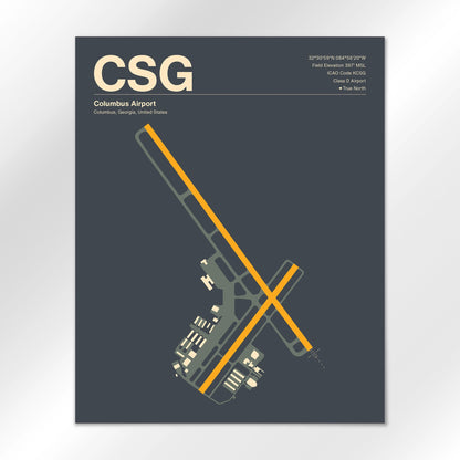 CSG Airport Diagram