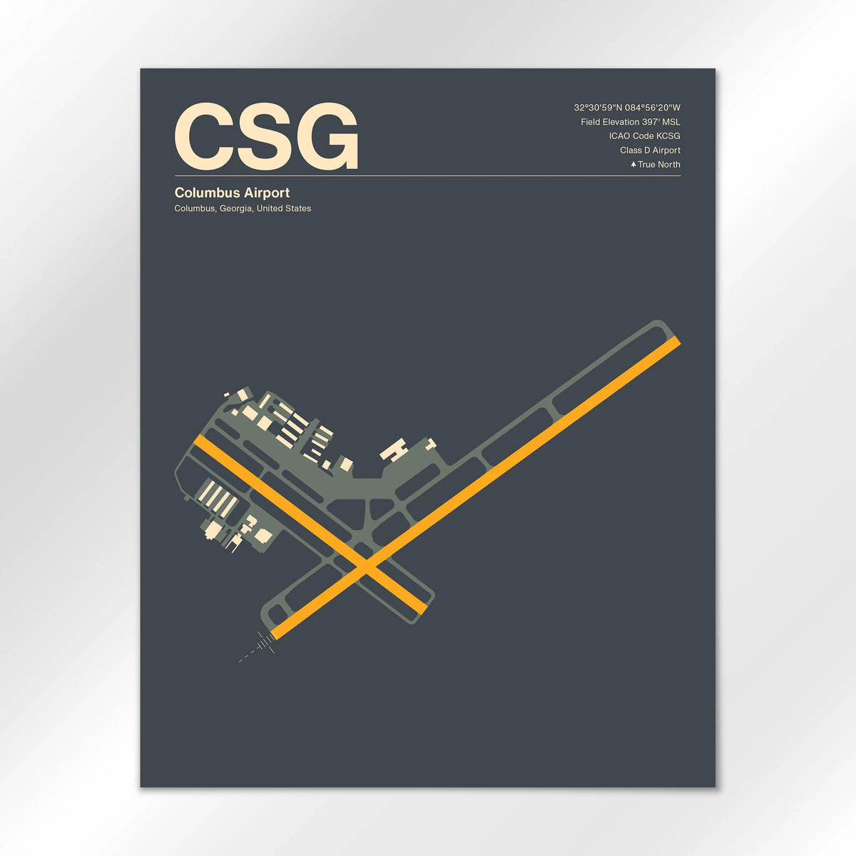 CSG Airport Diagram