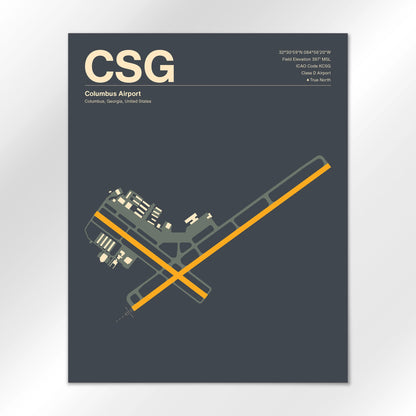CSG Airport Diagram