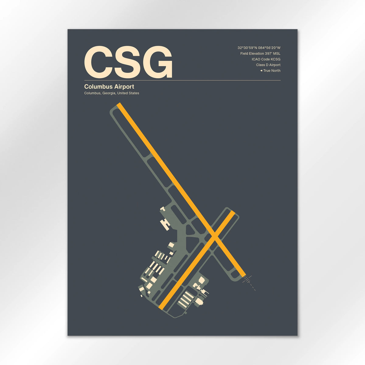CSG Airport Diagram