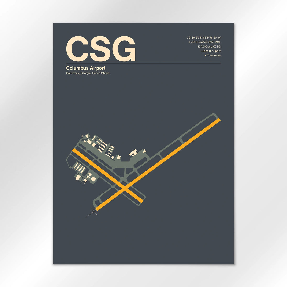 CSG Airport Diagram