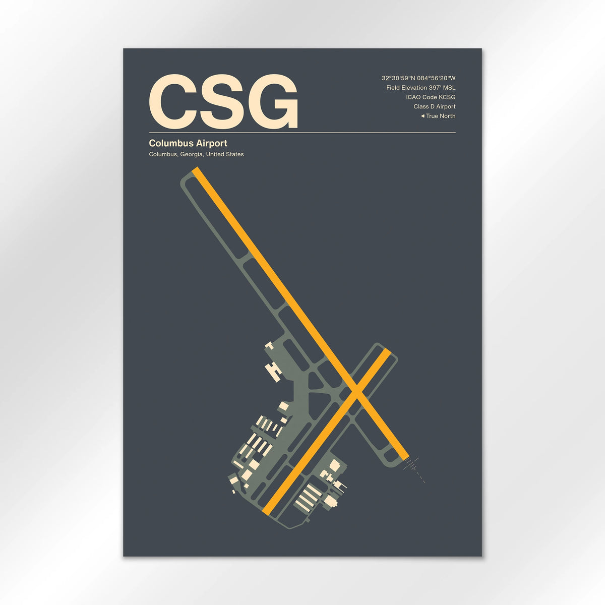 CSG Airport Diagram