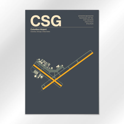 CSG Airport Diagram
