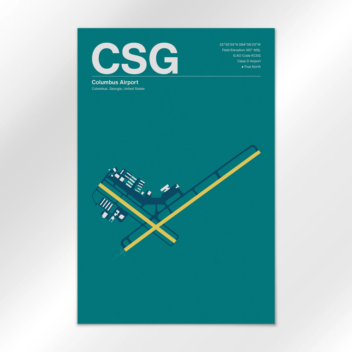 CSG Airport Diagram