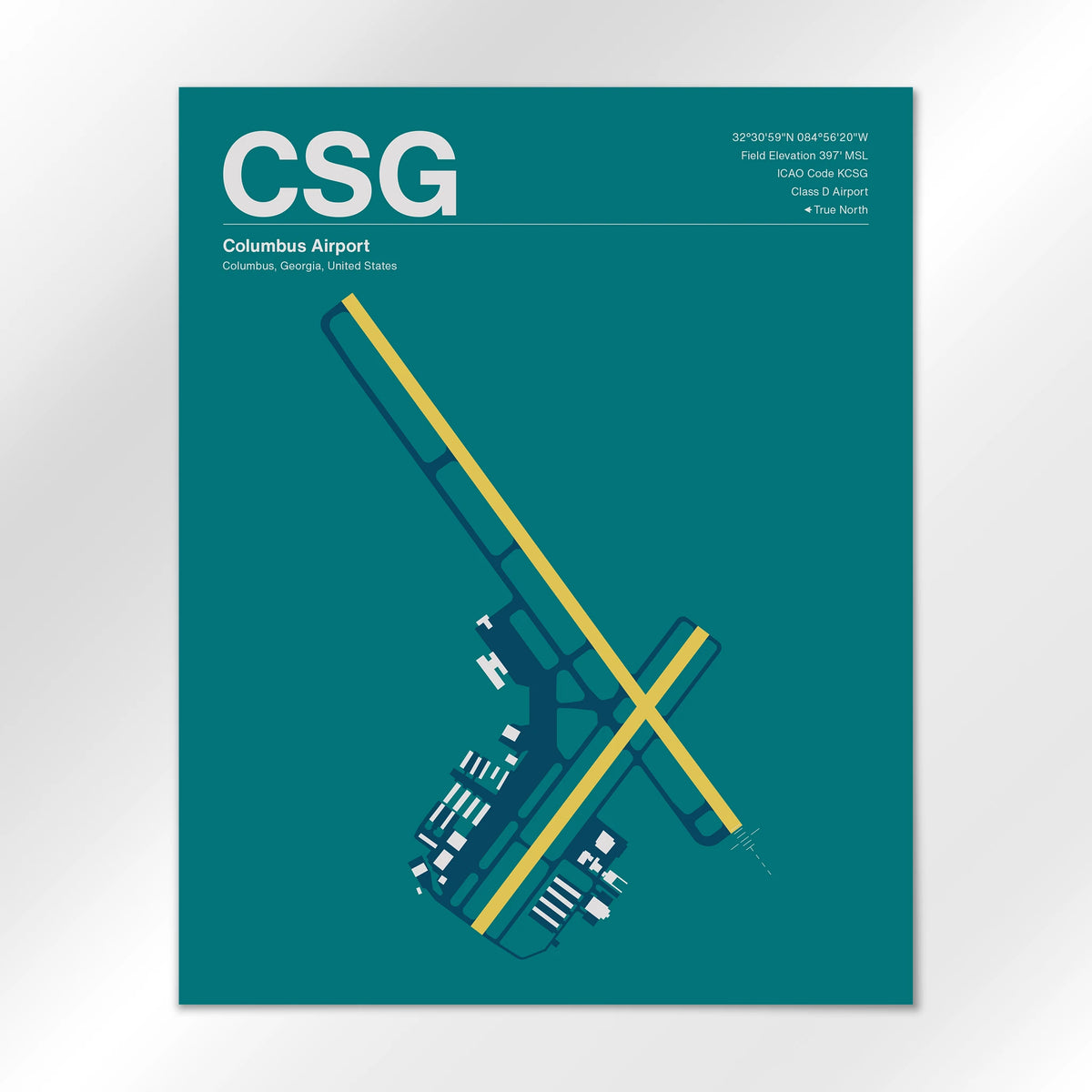 CSG Airport Diagram