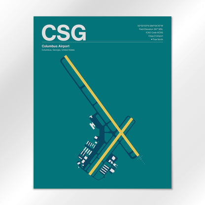 CSG Airport Diagram