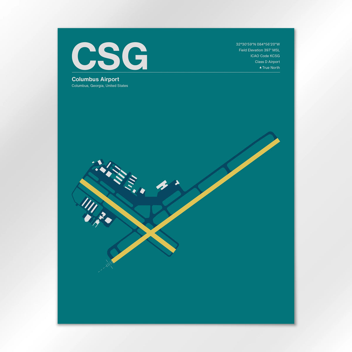 CSG Airport Diagram
