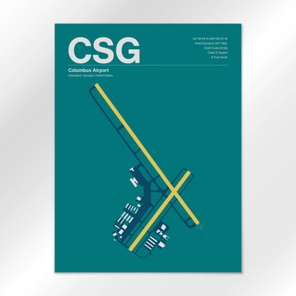 CSG Airport Diagram