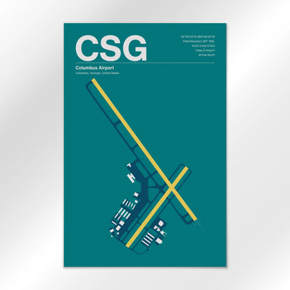 CSG Airport Diagram