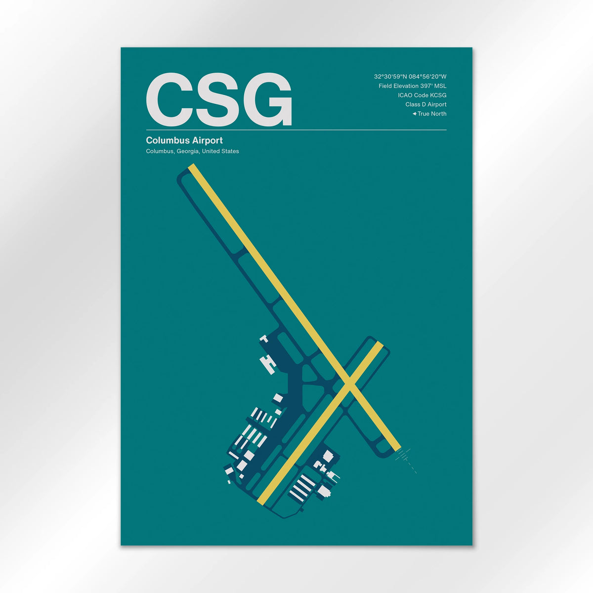 CSG Airport Diagram