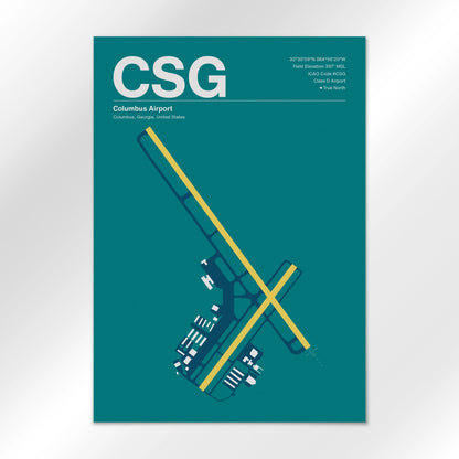 CSG Airport Diagram