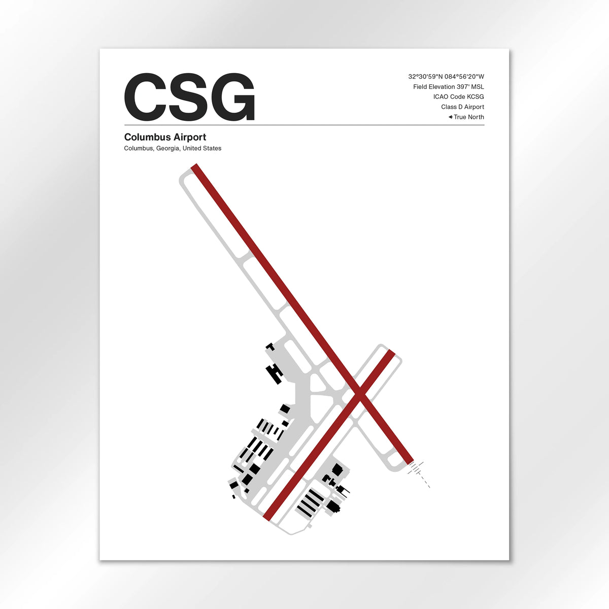 CSG Airport Diagram