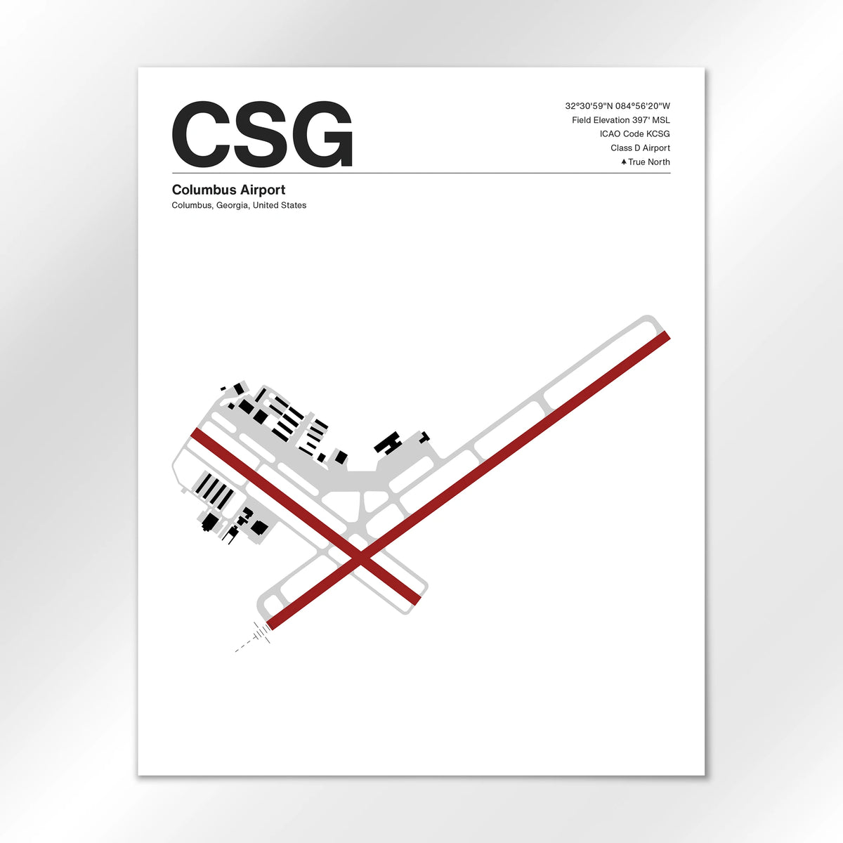 CSG Airport Diagram