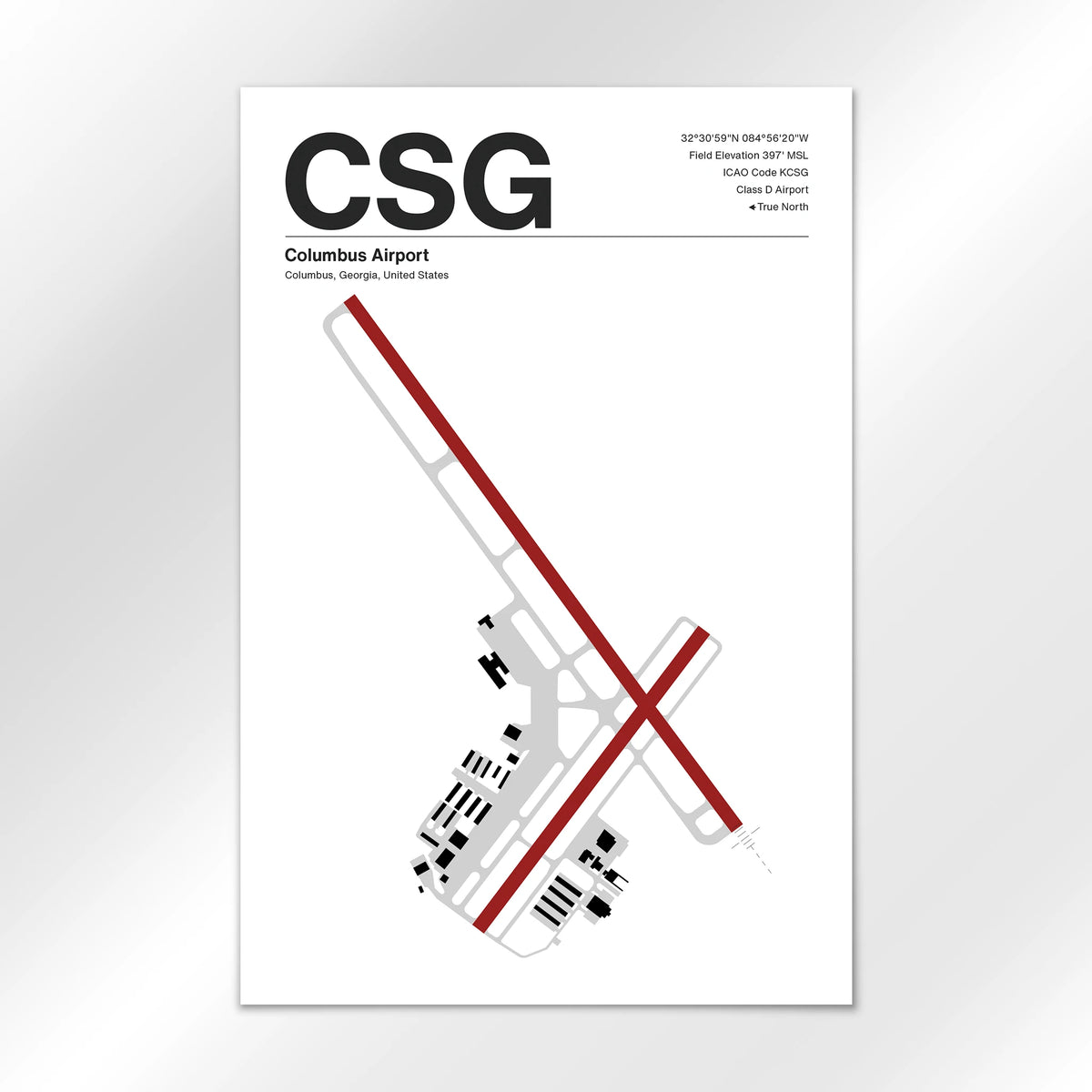 CSG Airport Diagram
