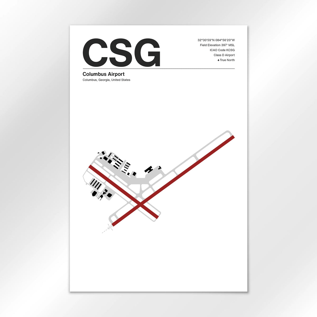 CSG Airport Diagram