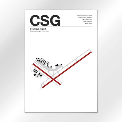CSG Airport Diagram
