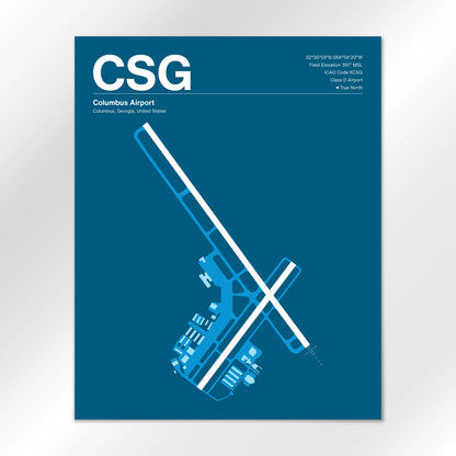CSG Airport Diagram