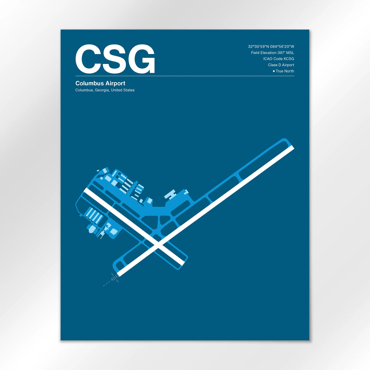 CSG Airport Diagram