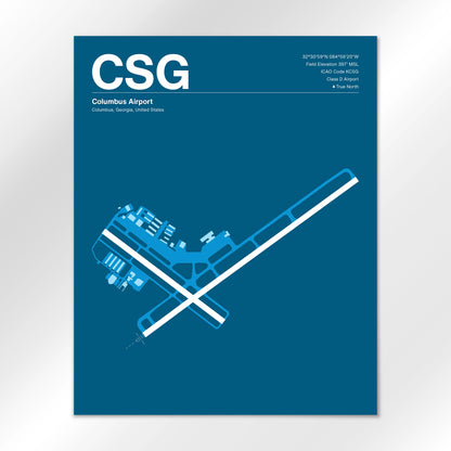 CSG Airport Diagram
