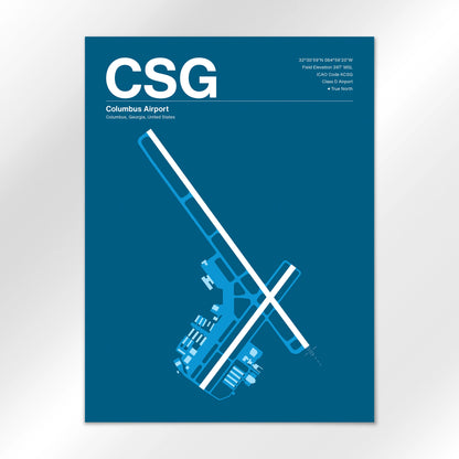 CSG Airport Diagram