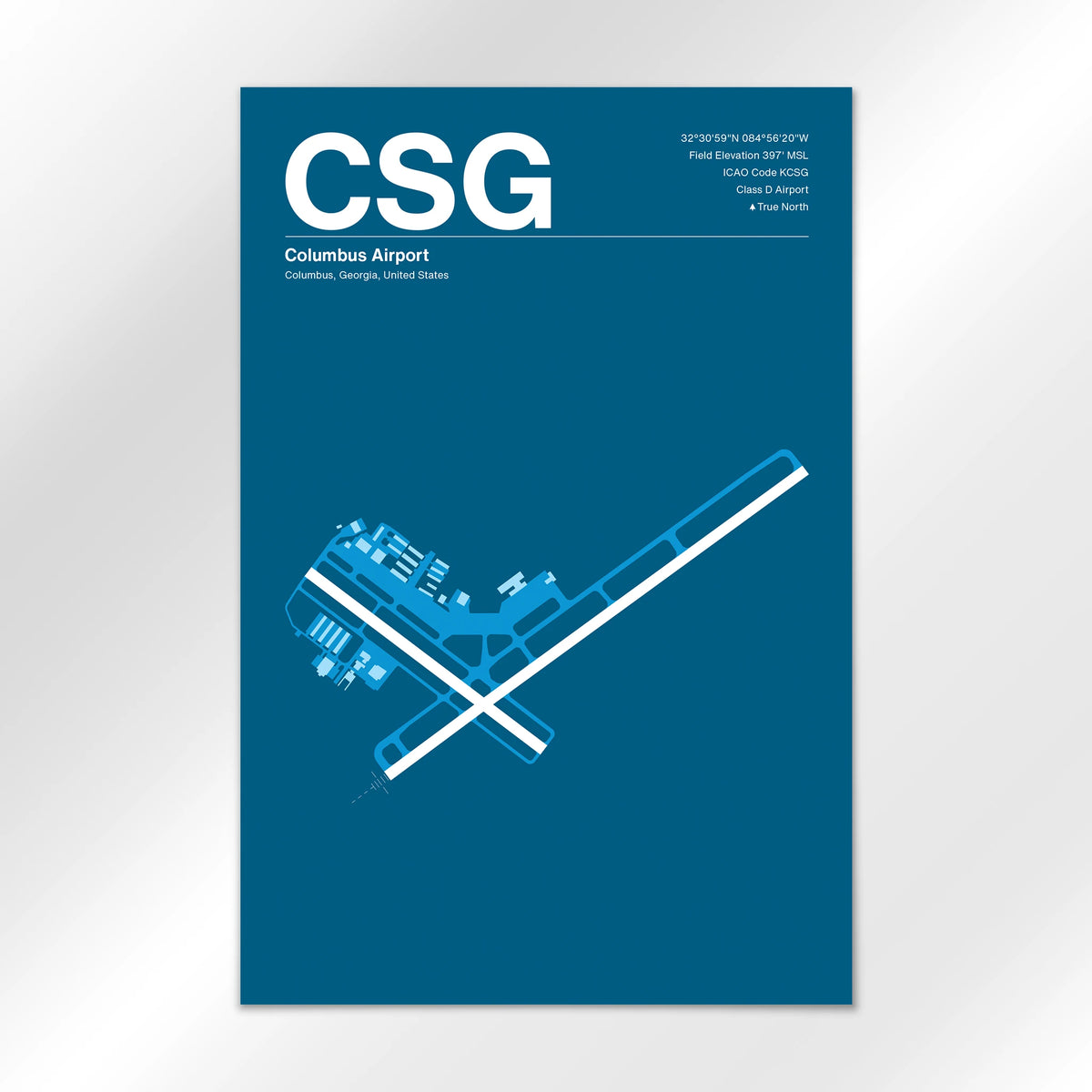 CSG Airport Diagram