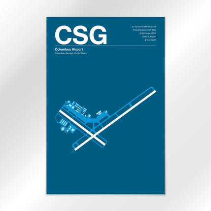 CSG Airport Diagram