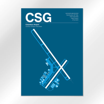 CSG Airport Diagram