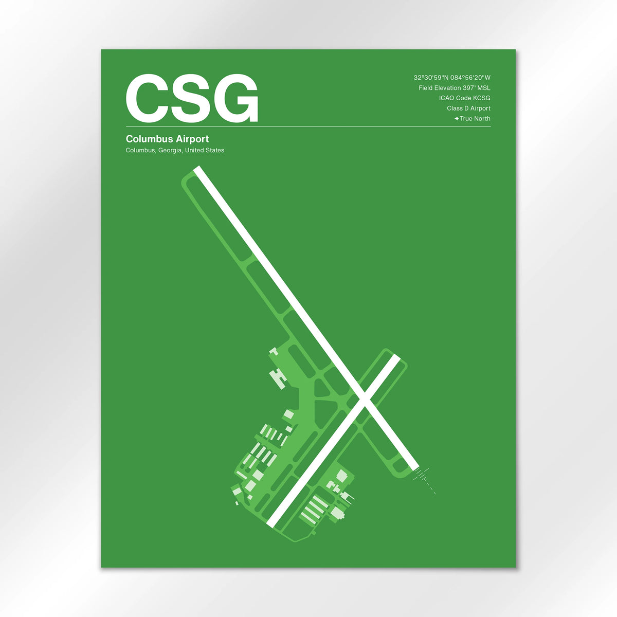 CSG Airport Diagram
