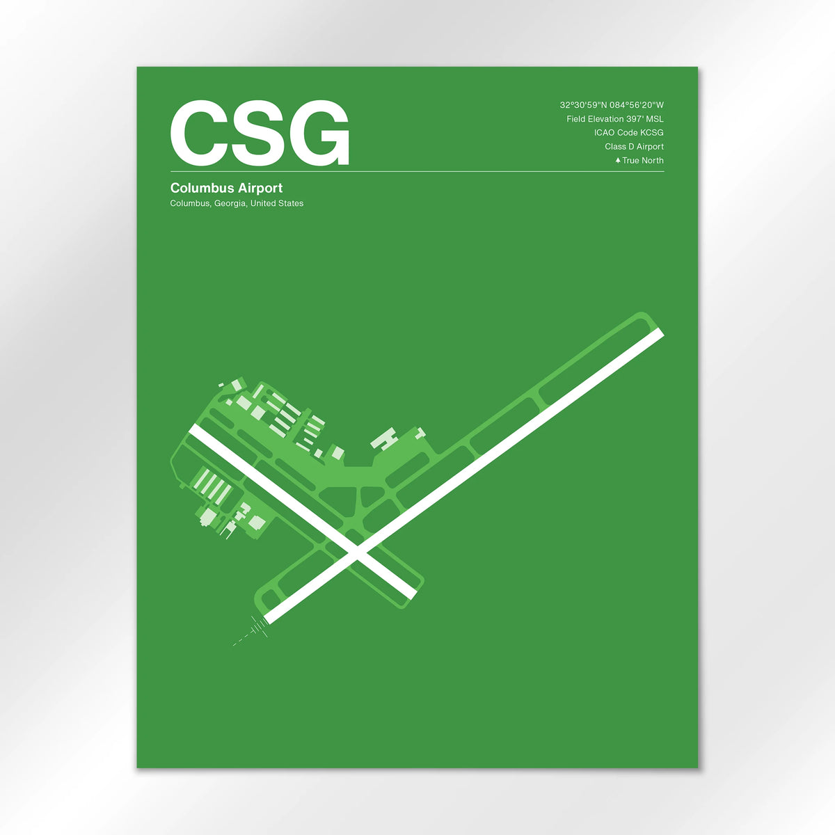 CSG Airport Diagram
