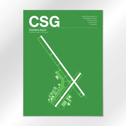 CSG Airport Diagram