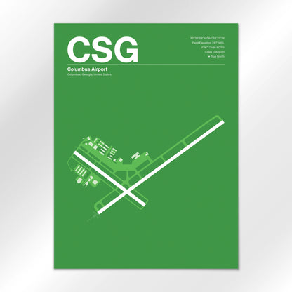CSG Airport Diagram