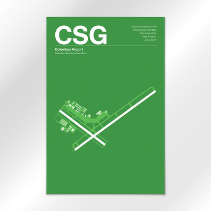 CSG Airport Diagram