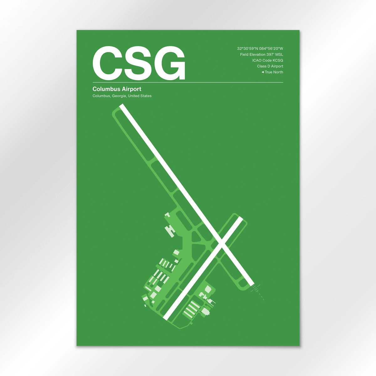CSG Airport Diagram