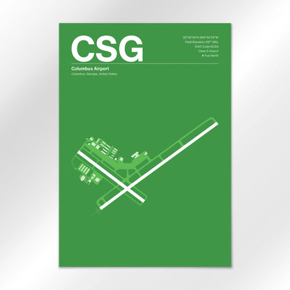 CSG Airport Diagram