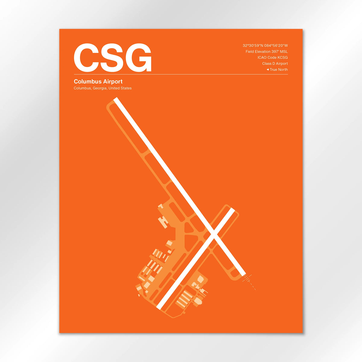 CSG Airport Diagram