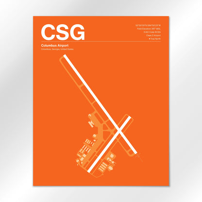 CSG Airport Diagram