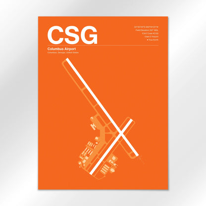 CSG Airport Diagram
