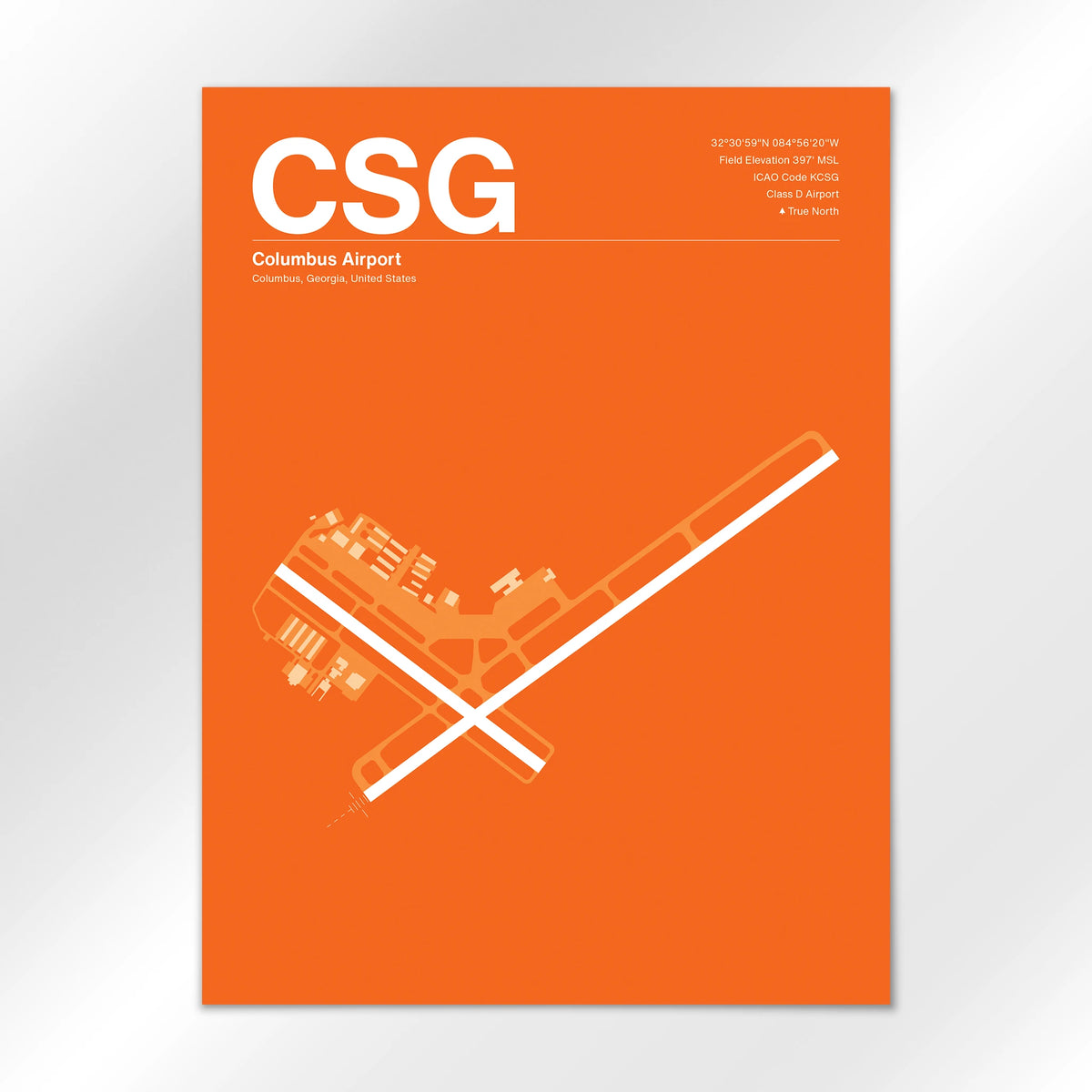 CSG Airport Diagram