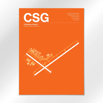 CSG Airport Diagram