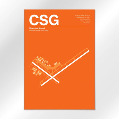 CSG Airport Diagram