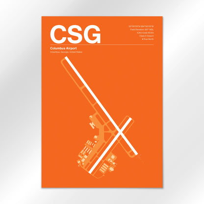 CSG Airport Diagram