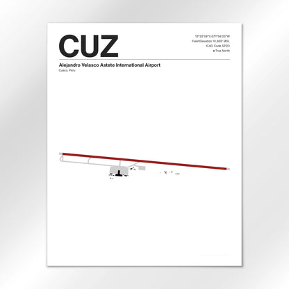 CUZ Airport Diagram