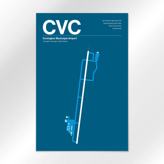 CVC | Covington - Skyline Blue - 12×18" - No Frame